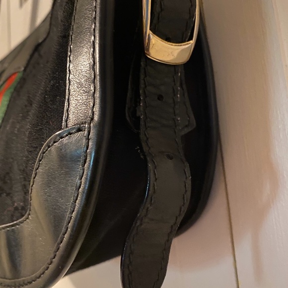 GUCCI BLACK,SHERRY WEB LINE BAG - Picture 15 of 16